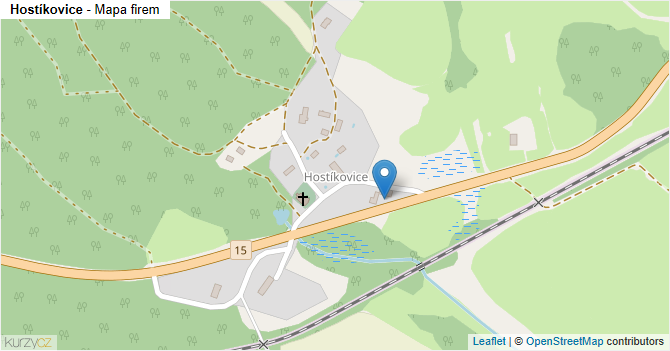 Hostíkovice - mapa firem