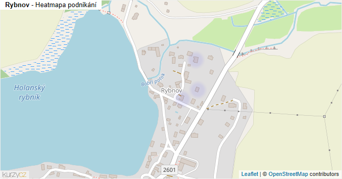 Rybnov - mapa podnikání