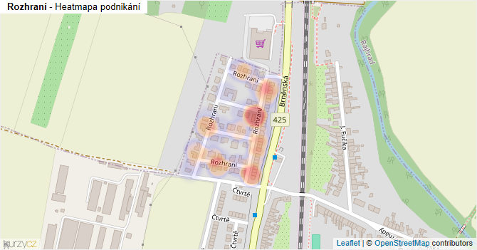 Rozhraní - mapa podnikání