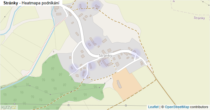 Stránky - mapa podnikání