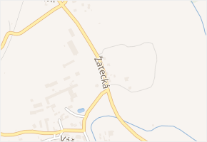 Žatecká v obci Holedeč - mapa ulice
