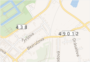 Luhy v obci Holešov - mapa ulice