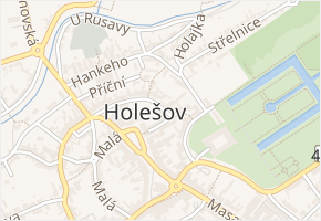 nám. Sv. Anny v obci Holešov - mapa ulice
