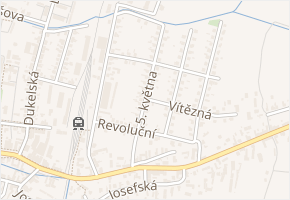 5. května v obci Holice - mapa ulice