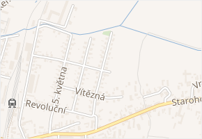 9. května v obci Holice - mapa ulice