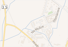 Luční v obci Holice - mapa ulice