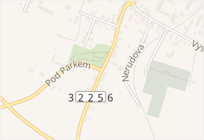 Smetanova v obci Holice - mapa ulice