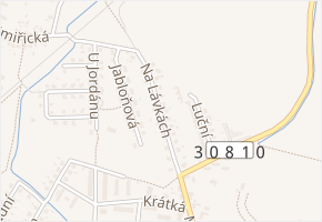 Na Lávkách v obci Holohlavy - mapa ulice