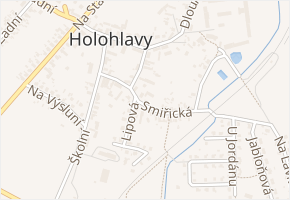 Smiřická v obci Holohlavy - mapa ulice