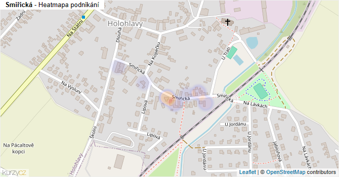Smiřická - mapa podnikání