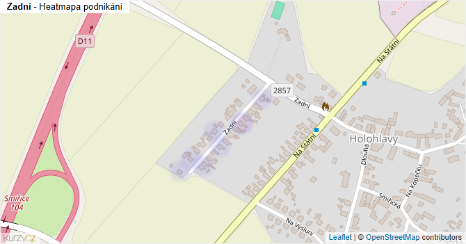Zadní - mapa podnikání