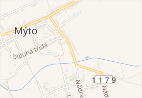 Nádražní v obci Holoubkov - mapa ulice