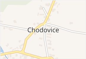 Chodovice v obci Holovousy - mapa části obce