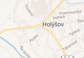 Mlýnská v obci Holýšov - mapa ulice