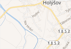 Na Podhrází v obci Holýšov - mapa ulice