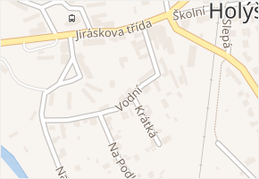 Vodní v obci Holýšov - mapa ulice