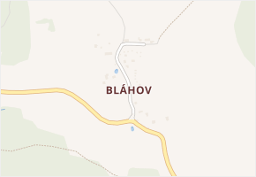 Bláhov v obci Homole u Panny - mapa části obce