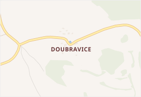 Doubravice v obci Homole u Panny - mapa části obce