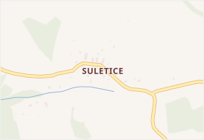 Suletice v obci Homole u Panny - mapa části obce