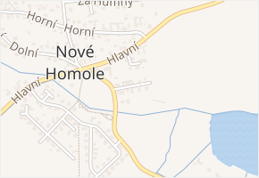 U Hřiště v obci Homole - mapa ulice