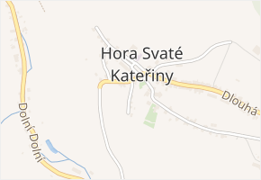 Zaječí v obci Hora Svaté Kateřiny - mapa ulice