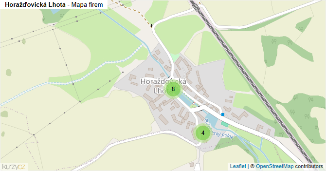 Horažďovická Lhota - mapa firem