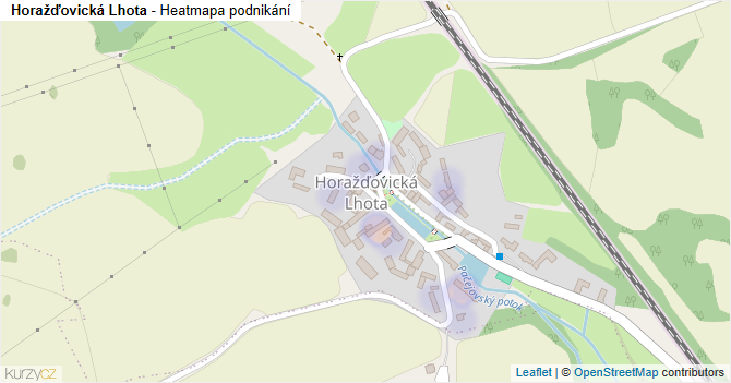 Horažďovická Lhota - mapa podnikání