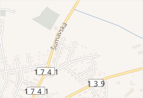 Kaskova v obci Horažďovice - mapa ulice