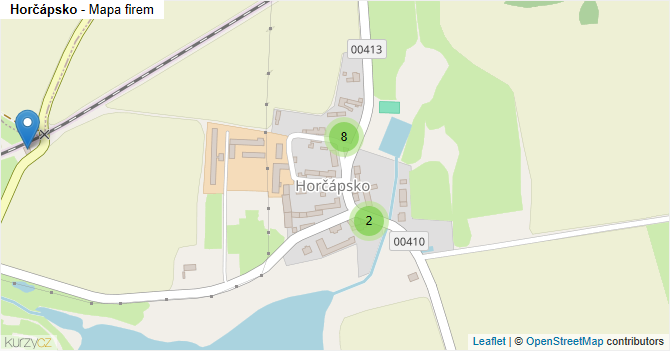 Horčápsko - mapa firem