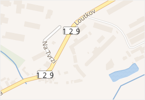 Loutkov v obci Hořepník - mapa ulice