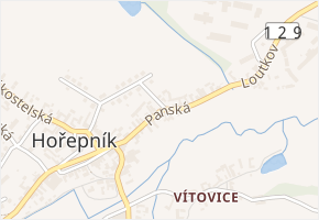 Panská v obci Hořepník - mapa ulice