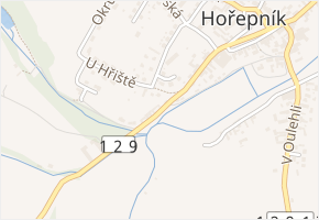 Za Radnicí v obci Hořepník - mapa ulice