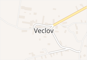 Veclov v obci Hořesedly - mapa ulice