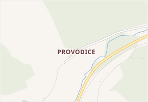 Provodice v obci Hořice na Šumavě - mapa části obce