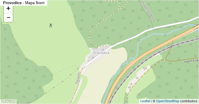 Provodice - mapa firem