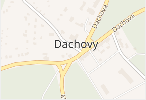 Dachova v obci Hořice - mapa ulice