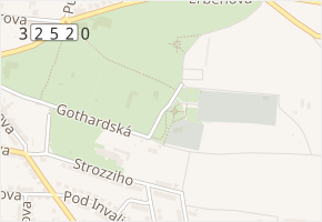 Gothard v obci Hořice - mapa ulice