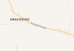 Hrachovec v obci Hořice - mapa ulice