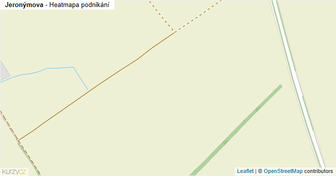 Jeronýmova - mapa podnikání