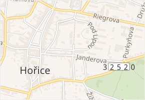 Přemyslova v obci Hořice - mapa ulice