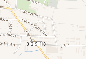 Třešňová v obci Hořice - mapa ulice