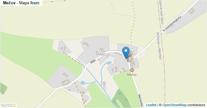 Mečov - mapa firem