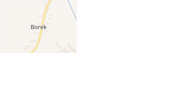 Borek v obci Horka I - mapa části obce