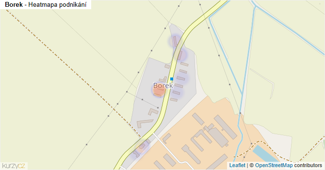 Borek - mapa podnikání