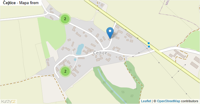 Čejtice - mapa firem