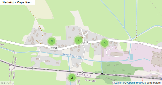 Nedaříž - mapa firem
