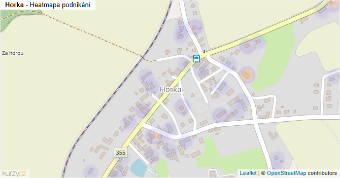 Horka - mapa podnikání