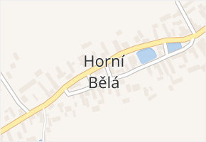 Horní Bělá v obci Horní Bělá - mapa části obce