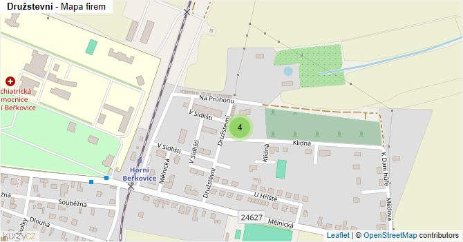 Družstevní - mapa firem
