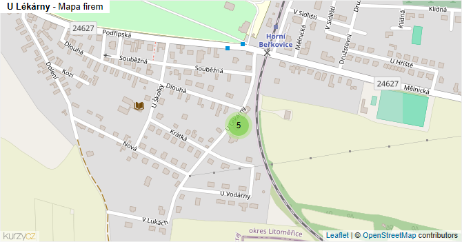 U Lékárny - mapa firem